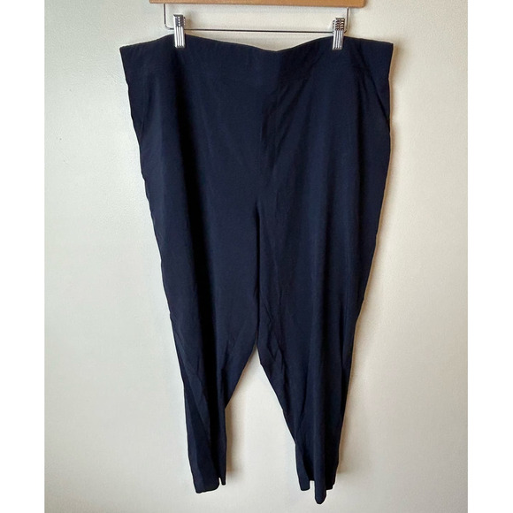 Athleta Brooklyn‎ Mid-Rise Ankle Pants Tapered Leg Slim Fit Blue Plus Size 20 - Picture 3 of 6